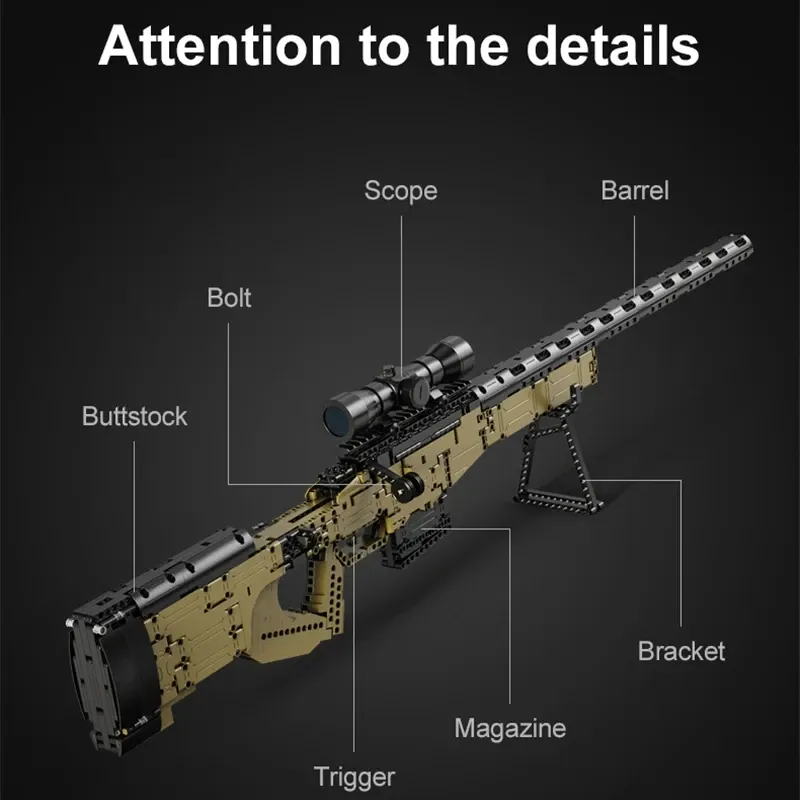 979pcs Modular Assult Rifle Kit - Image 4